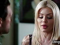 Deeper. Riley begs to be spanked and dominated