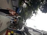 upskirt hurried girl