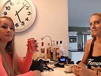 Belgian Milf And Teen Share A Load