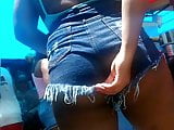Shortinho tarado na morena rabuda Nice ass Black in shorts