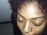 Cum in her face