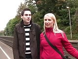 pick up german bitch on the street