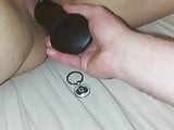 Black dildo, Sperma und toy  Part 1 