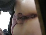 Chinese granny in the public toilet 14