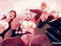 Hard gangbang for sexy girls. Big monster dicks hard fuck.