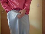 SATIN SILK HANDJOB ON DELPHINE AUNTY PETTI COAT