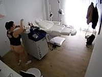 Hidden cameras. Super girl, hair removal, pussy and ass
