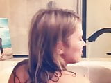 Paige VanZant in bathtub