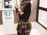 Sexy uk hijabi mali slut big phat ass! (Comment on her) 