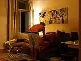 Busty teen in hiddencam threesome 