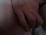Kate fingers her pussy