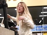 Blonde Teen Candid Spandex Ass 2
