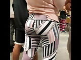 Lush Korean Girl Candid Ass Designer Leggings