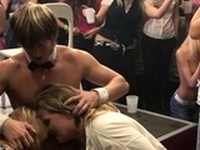 Shaved darksome jerk trickling pussy