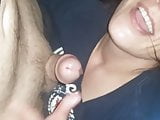 Ashley B getting warmed up sucking dick. Part 1