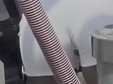 Tight white shorts