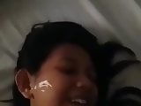 Malay Singapore girl Cumshot