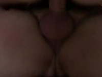 Wife bouncing on a friends dick