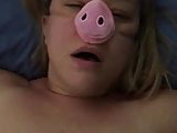 Blonde Whore Creampie Pig (watch the end)
