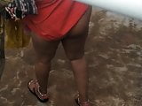 Bhabhi panticot open 