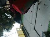 Una rica madura en leggins