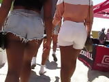 booty shorts booty and ebony legs