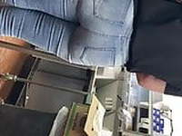 Latina fat ass in work 