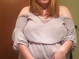 Nerdy BBW In Glasses Stripping