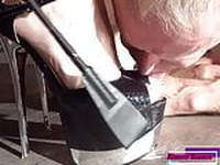 Foot Slave Training by Mistress Dominatrix Dinah 