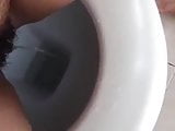 Philippine girlfriend pee in WC