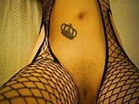 Estelle Lela Angels in fishnet bodystocking