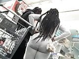 VPL sexy chocolate ebony in grey leggings!