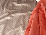 Upskirt Teen ebony pussy slips