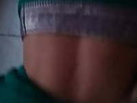 Indian husband fuck his wife in sari and cum.