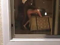 Through window
