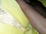 Telugu Yellow saree aunty