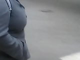 Big girl with huge tits underneath