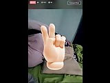 Girl masturbating on badoo