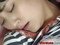 Petite japanese teenager rubs