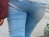 Voyeur Candid big ass jeans