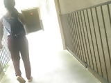 Jiggly booty ebony candid 