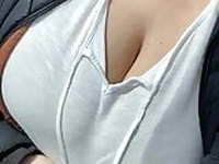Milky white tits