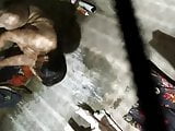 Sexy aunty nude bathing