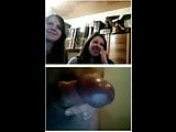Videochat 112 Girls reaction to my sudden dickflash