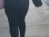 Incredible Ebony Candid Booty Jiggle