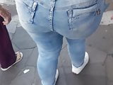 LOIRA RABUDONA cavalona jeans bundao