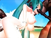 Persecution Complex Cellphone Girl Miku DT and Miku HK