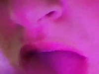 Kelli swallows cum