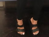 Candid feet
