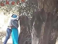 boy and girl in egypt in public